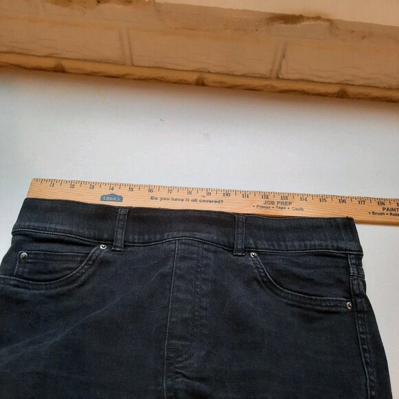 Spanx‎ Jeans Womens Large Black Pull On Skinny High Rise SPANXshape Everywear - Picture 9 of 12